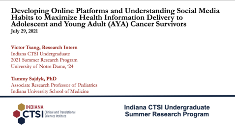 Thumbnail for Tsang, Victor