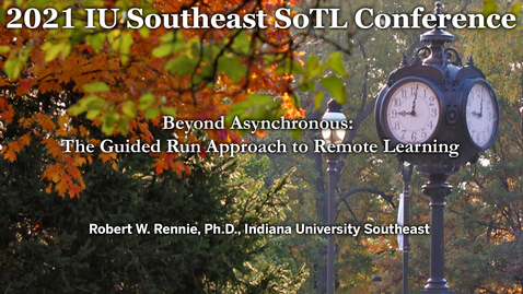 Thumbnail for Beyond Asynchronous: The Guided Run Approach to Remote Learning