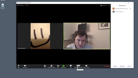 Thumbnail for Host View in Zoom - Participants Overlapping Content