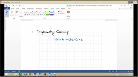 Thumbnail for entry M215_1.4 Trig &amp; Graphs