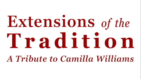 Thumbnail for Tribute to Camilla Williams - Extensions of the Tradition Concert April 2017