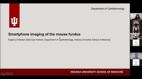 Thumbnail for entry Smartphone imaging of the mouse fundus