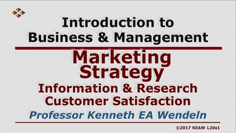 Thumbnail for X100 20-1 Information &amp; Research Customer Satisfaction