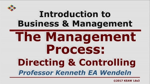 Thumbnail for X100 06-3 Directing &amp; Controlling