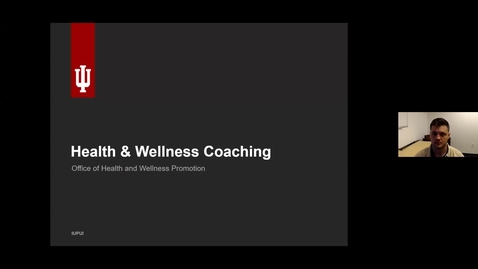 Thumbnail for entry Health and Wellness Coaching Webinar 