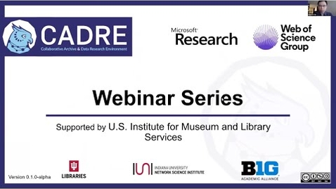 Thumbnail for CADRE Fellows Webinar: Comparative analysis of legacy and emerging journals in mathematical biology