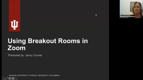 Thumbnail for Using Breakout Rooms in Zoom - Connor - 10-13-2020