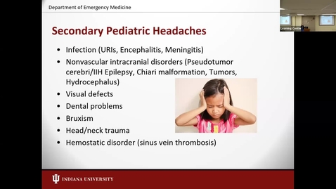 Thumbnail for 2024_10_31 Serious Headaches - Dr. Mallory Cescato (Part 2)
