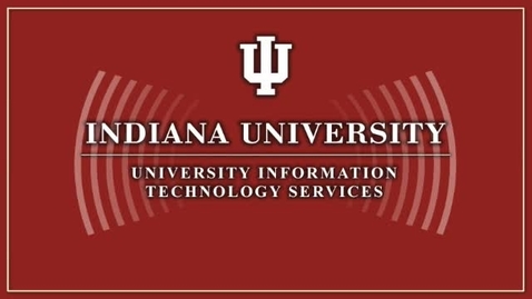 Thumbnail for entry Global Network Operations Center at Indiana University