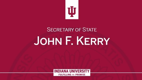 Thumbnail for Secretary of State John F. Kerry