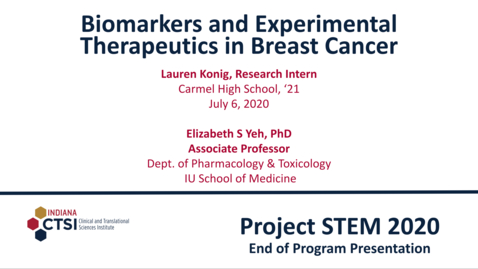 Thumbnail for Lauren Konig Mentor Presentation