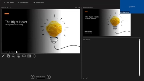 Thumbnail for 2024_09_26 Ultrasound Series: The Right Heart - Dr. Parker Lewis