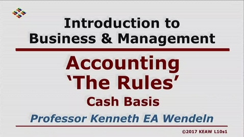 Thumbnail for X100 10-1 Cash Basis