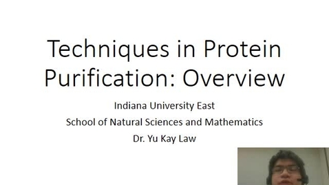 Thumbnail for entry Techniques in Protein Purification - Overview