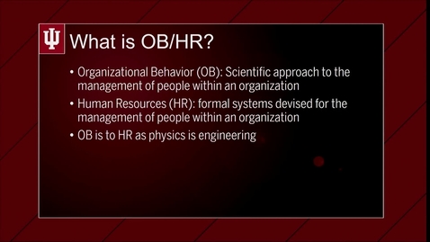Thumbnail for M01V01 What is OBHR?