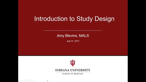Thumbnail for Study Design Pre-Class Module