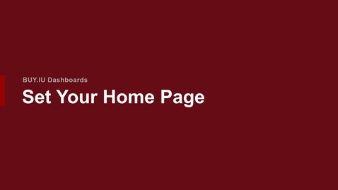 Thumbnail for Set Your Home Page