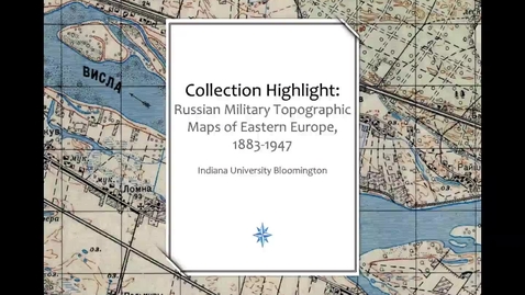 Thumbnail for entry Collection Highlight: Russian Military Topographic Maps (edited)