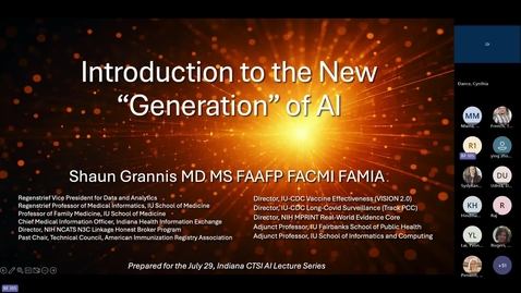 Thumbnail for AI Workshop 1 - Introduction to the new generation of AI