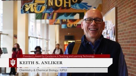 Thumbnail for 2020 President’s Award for Excellence in Teaching and Learning Technology - Keith Anliker