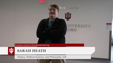Thumbnail for 2022 President's Award for Distinguished Teaching - Sarah Heath