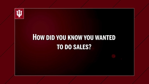 Thumbnail for entry CGSL Website Video - &quot;How did you know you wanted to do sales?&quot; 5/3/17