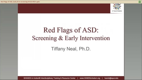 Thumbnail for entry Red Flags of ASD_ Screening &amp;amp; Early Intervention