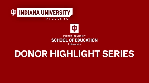 Thumbnail for SoE Donor Highlight Series - Shannon McCullough