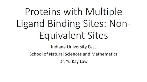 Thumbnail for entry Proteins with Multiple Ligand Binding Sites: Non-Equivalent Sites