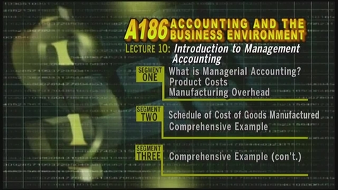 Thumbnail for A186 10-1 Introduction to Management Accounting