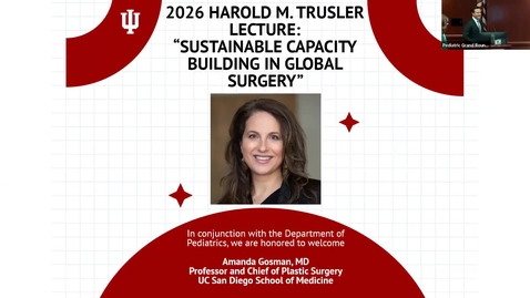 Thumbnail for Trusler Lecture: Quality of Life Considerations for Patients with Craniofacial Conditions and their Families