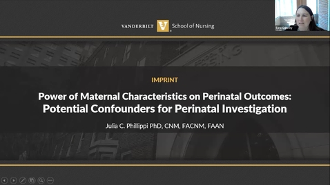 Thumbnail for The Power of Maternal Characteristics on Perinatal Outcomes: Potential Confounders for Perinatal Investigatons (MPRINT Hub Webinar Series: March 14, 2022)
