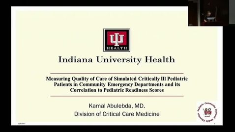 Thumbnail for entry PEDS Grand Rounds 11/9/2017: &quot;2017 Faculty Platform: Hot Projects and Scholarship&quot; Kamal Abuleda, MD, Bobbi Byrne, MD, Megan McHenry, MD, Meagan O'Neill, MD