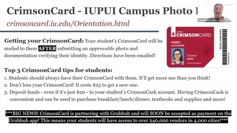 Thumbnail for Family Orientation: Navigating IUPUI as a Jaguar Family Member - 6/29