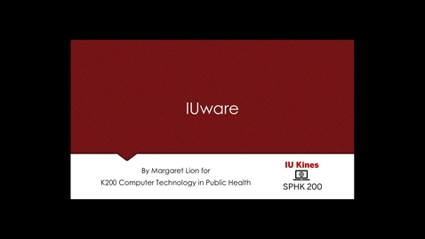 Thumbnail for IUware Accessing