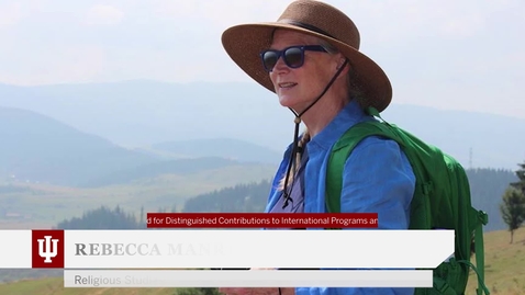 Thumbnail for 2020 John W. Ryan Award for Distinguished Contributions to International Programs and Studies - Rebecca Manring