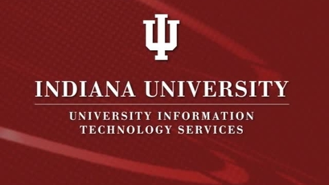 Thumbnail for Crestron two-projector interface at IU Bloomington