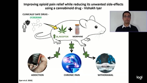 Thumbnail for Improving opioid pain relief while reducing its unwanted side-effects using a cannabinoid drug - Vishakh Iyer