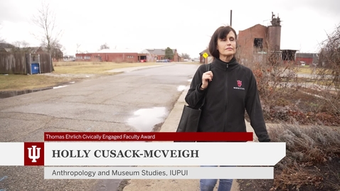 Thumbnail for 2022 Thomas Ehrlich Civically Engaged Faculty Award - Holly Cusack-McVeigh