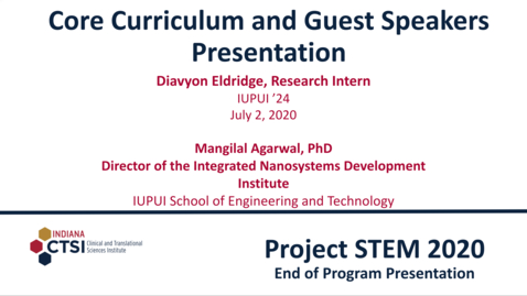 Thumbnail for Diavyon Eldridge Curriculum Presentation