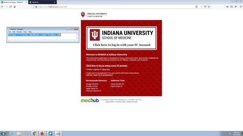 Thumbnail for All Users-Logging in-IUSM MedHub