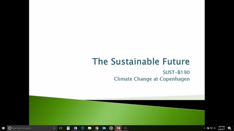 Thumbnail for entry Climate Change at Copenhagen: getting ready