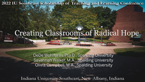 Thumbnail for Creating Classrooms of Radical Hope