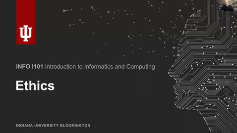 Thumbnail for INFO I101 - BiT - Ethics