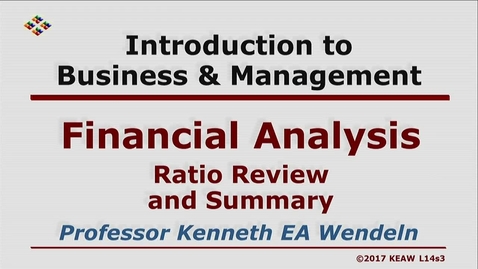 Thumbnail for W200 14-3 Ratio Review and Summary