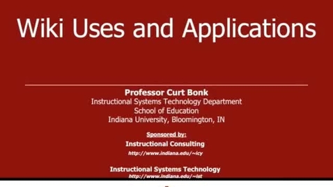 Thumbnail for V-PORTAL: Wiki Uses and Applications