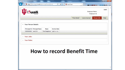 Thumbnail for Record Benefit Time
