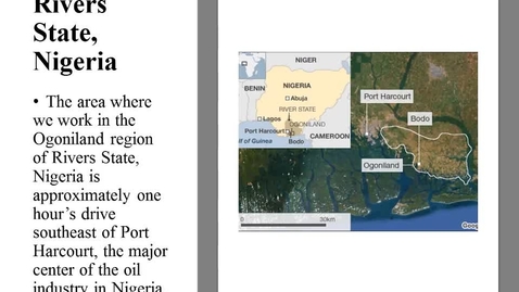 Thumbnail for entry Against the Odds: Making a Difference in Global Health in the Rural Niger Delta