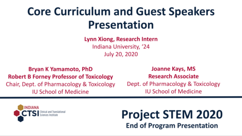 Thumbnail for Lynn Xiong Curriculum Presentation