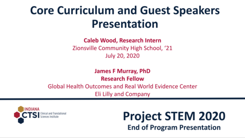 Thumbnail for Caleb Wood Curriculum Presentation